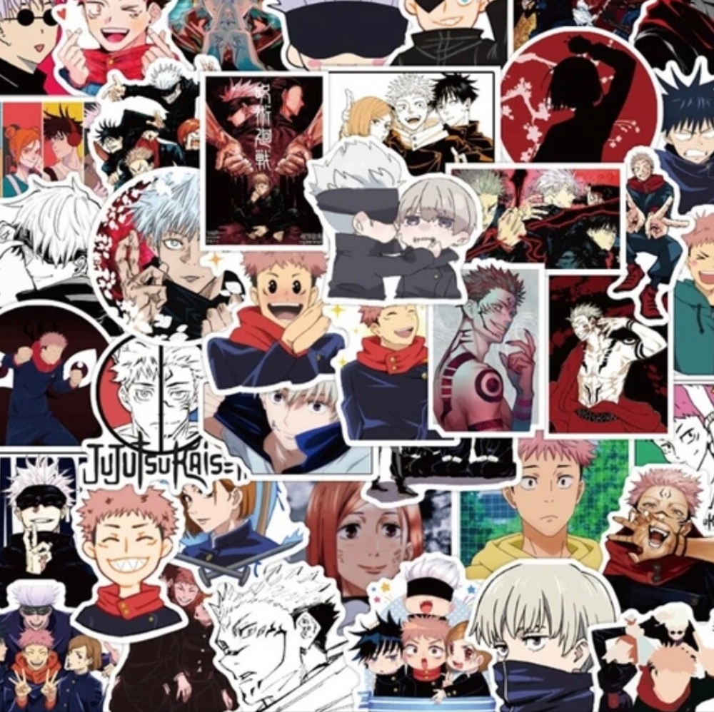 Jujutsu Kaisen Stickers Anime 20pc Decals Notebook Laptop Water Bottle